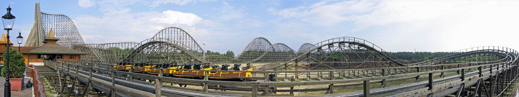 Colossos - the tallest wooden roller coaster in the world
