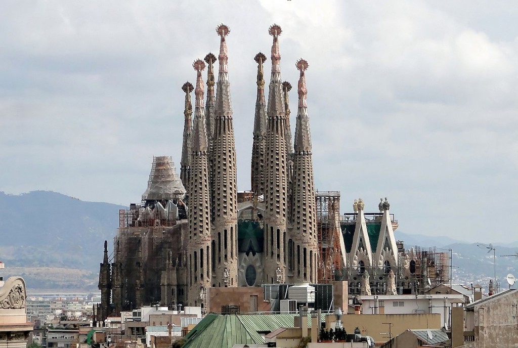 A maioria das igrejas famosas do mundo: a Sagrada Família, Barcelona