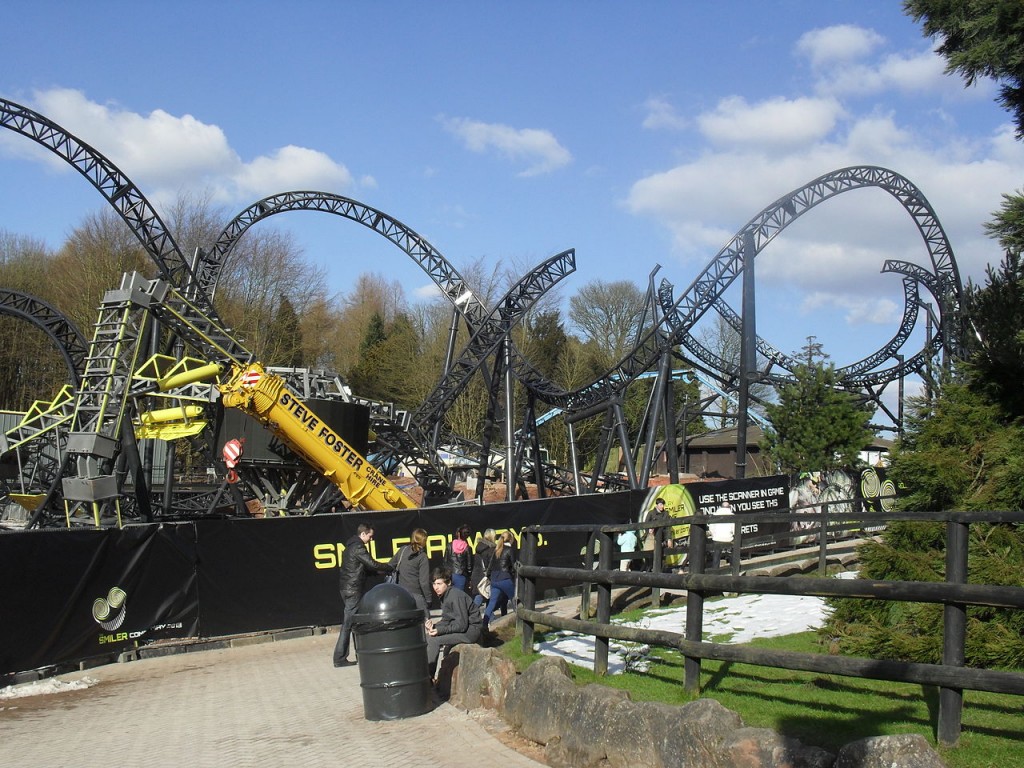 The Smiler, Alton Towers Park , England - Best Roller Coasters