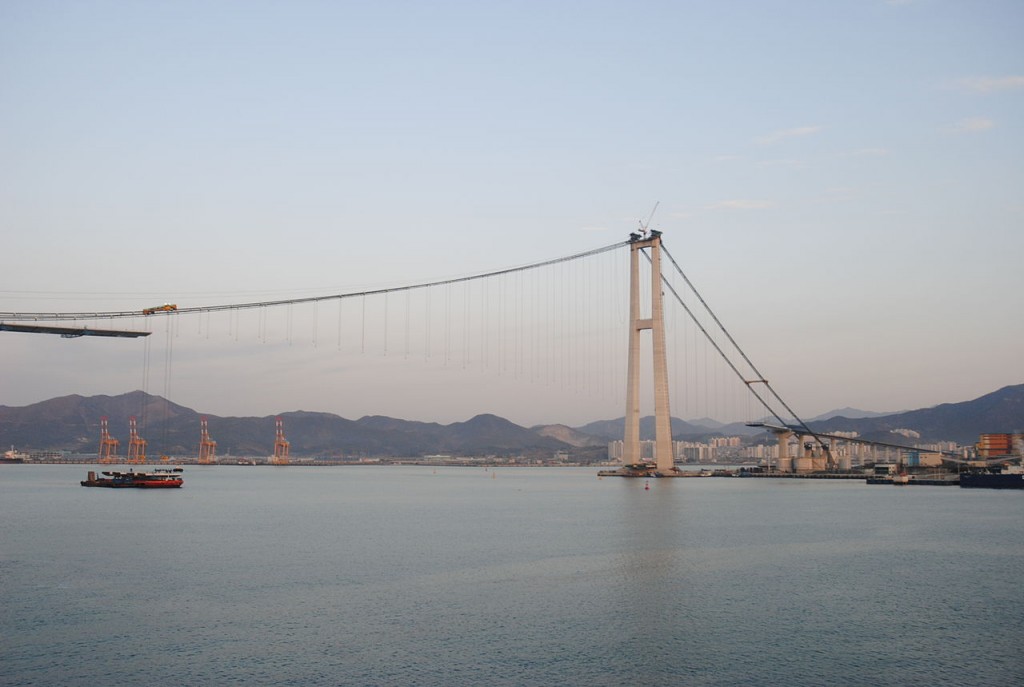 10 Longest Suspension Bridge Spans: Yi Sun-sin Bridge, South Korea