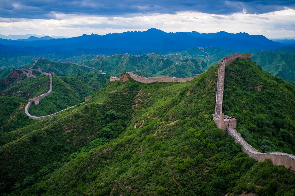 The Great Wall Of China. China has the largest population in the world (source: wiki)