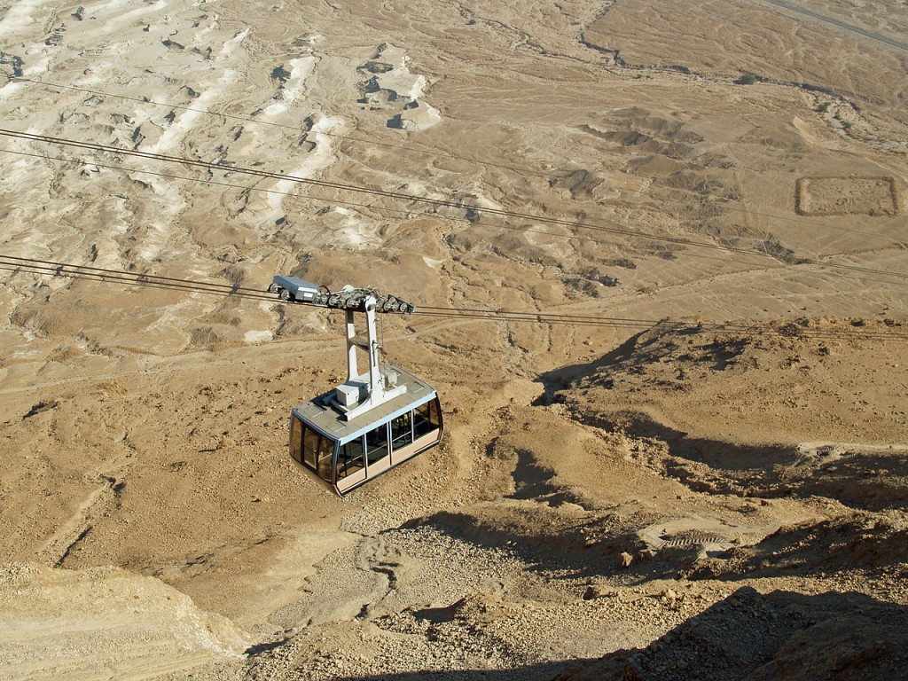 Mount Masada, near the Dead Sea - Most Amazing Aerial Lifts