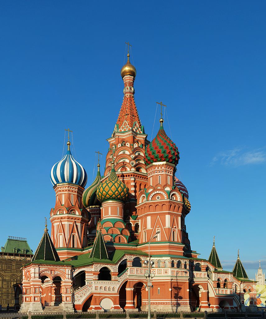 A maioria das igrejas famosas do mundo: Catedral de São Basílio, em Moscou