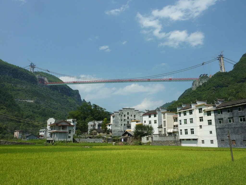 Highest Bridges: Aizhai Bridge, China (source: wiki)