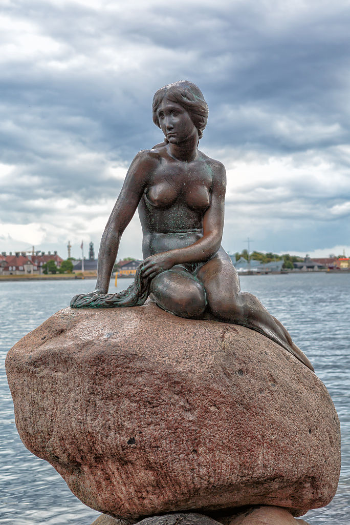 The Little Mermaid in Copenhagen - just 1.25 meters tall