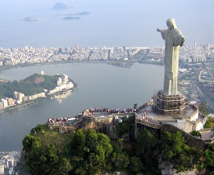 Most famous statues: Christ the Redeemer on Corcovado mountain