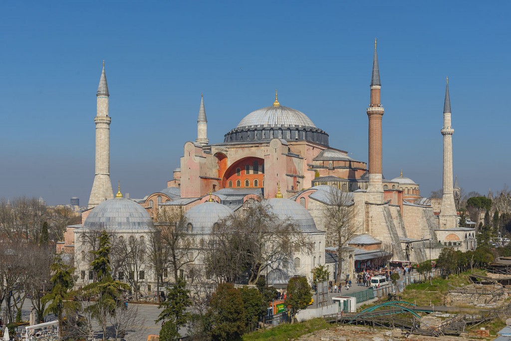 A maioria das igrejas famosas do mundo: Hagia Sophia, Istambul