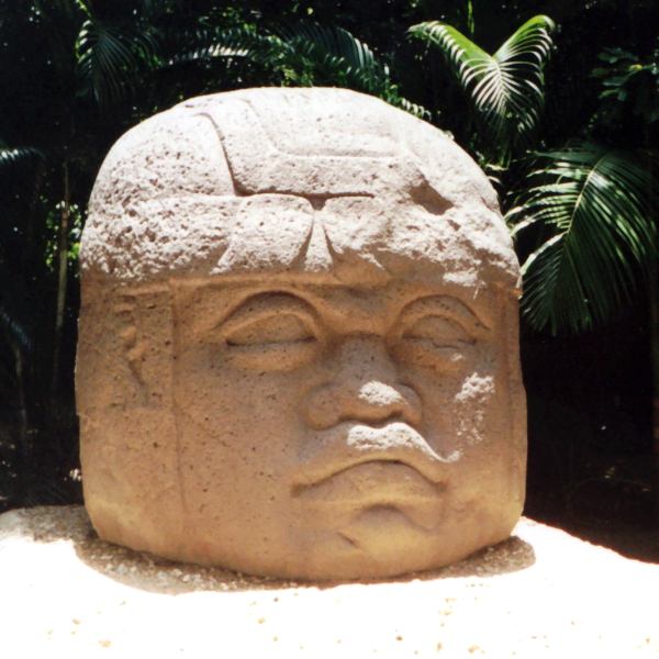 Olmec colossal heads, Mexico