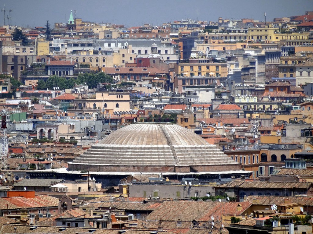 Most Famous Domes: The Pantheon in Rome (source: wiki)