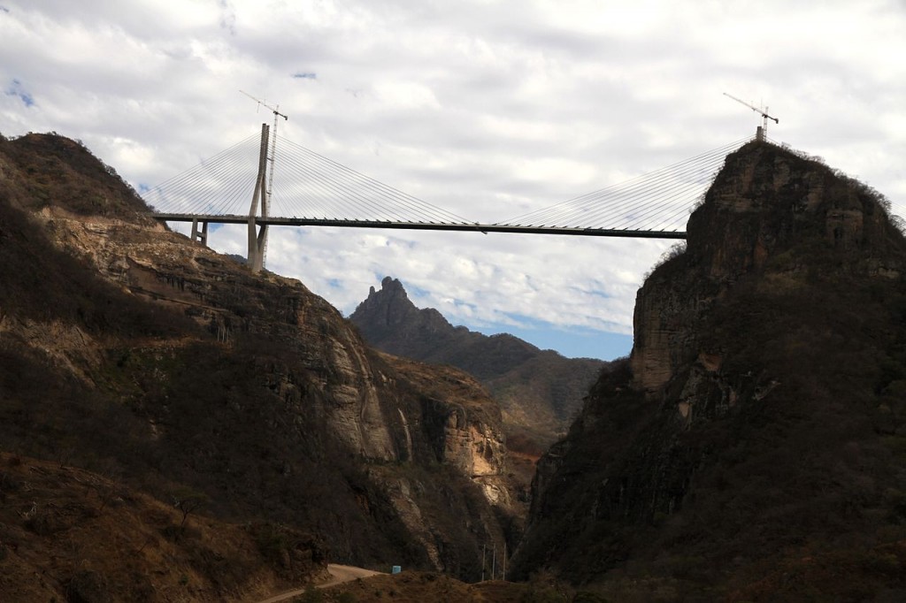 Highest Bridges: Baluarte Bridge, Mexico (source: wiki)