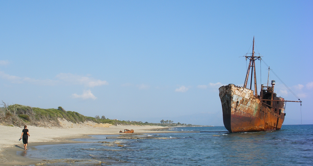 Dimitrios, wrecked on Gytheio, Greece (source: wiki)
