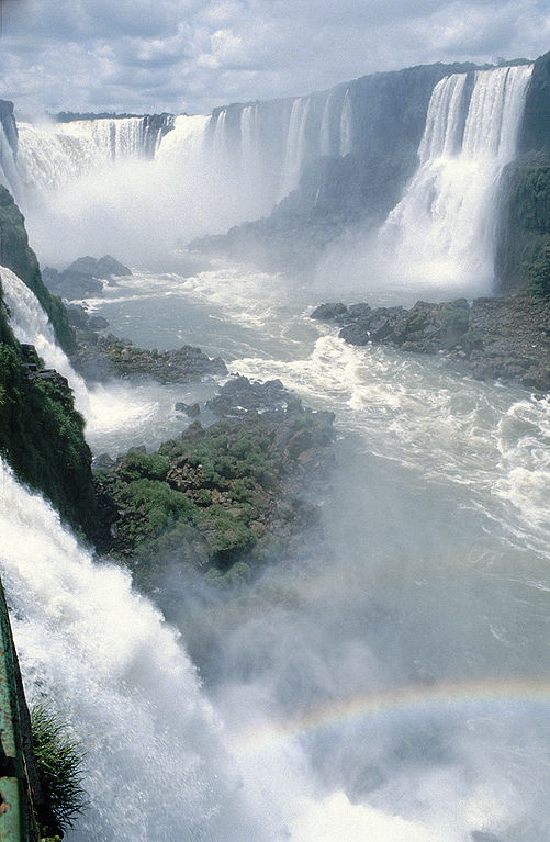 Iguazu waterfalls in Argentina - a big forested area