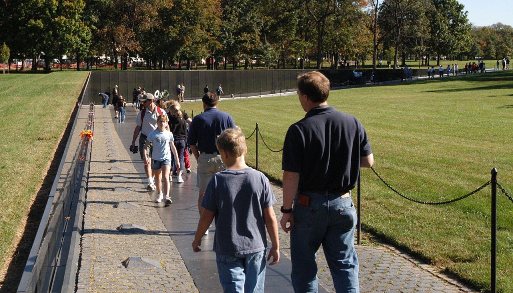 Vietnam Veterans Memorial Wall in Washington D.C - Most Famous Walls