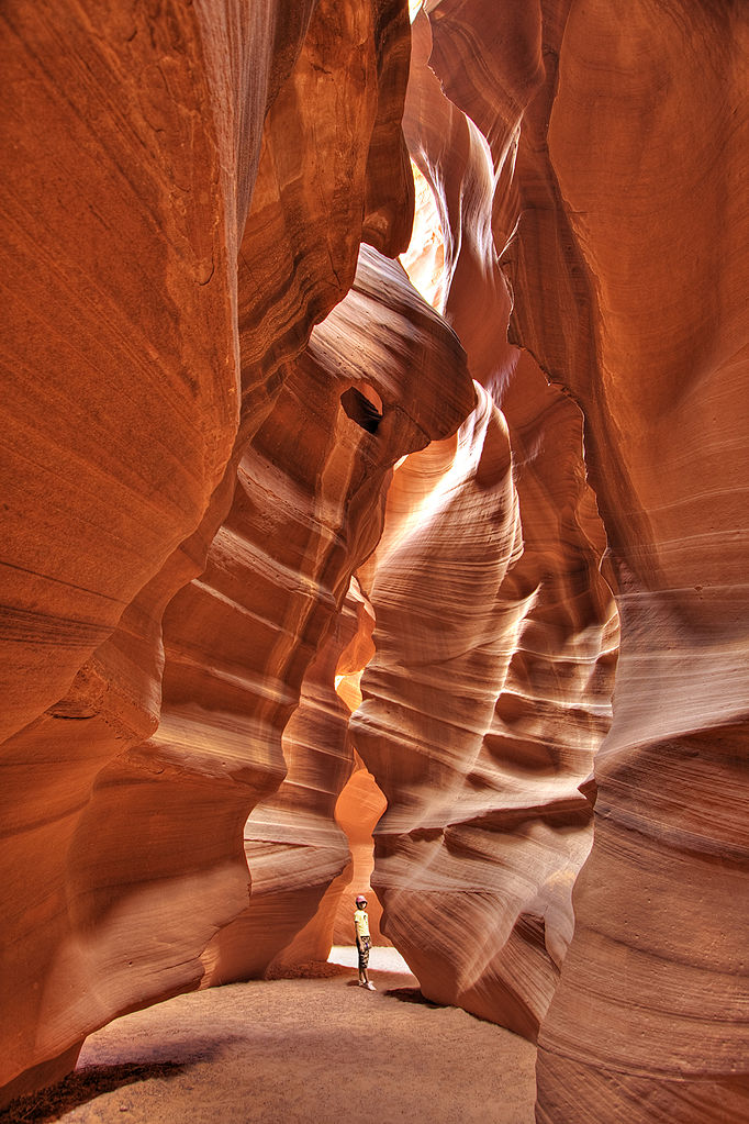 Most Breathtaking Canyons: Antelope Canyon, Arizona (source: wiki)