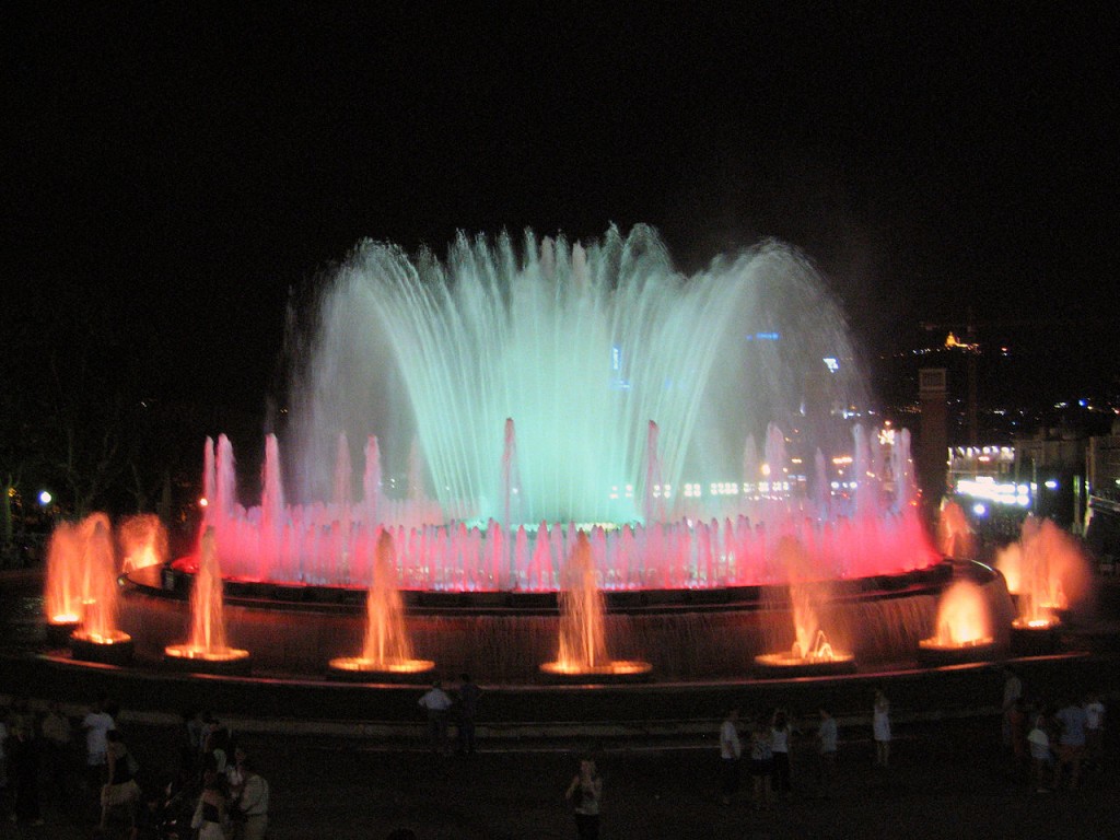 Most Famous Fountains: Magic Fountain of Montjuic, Barcelona