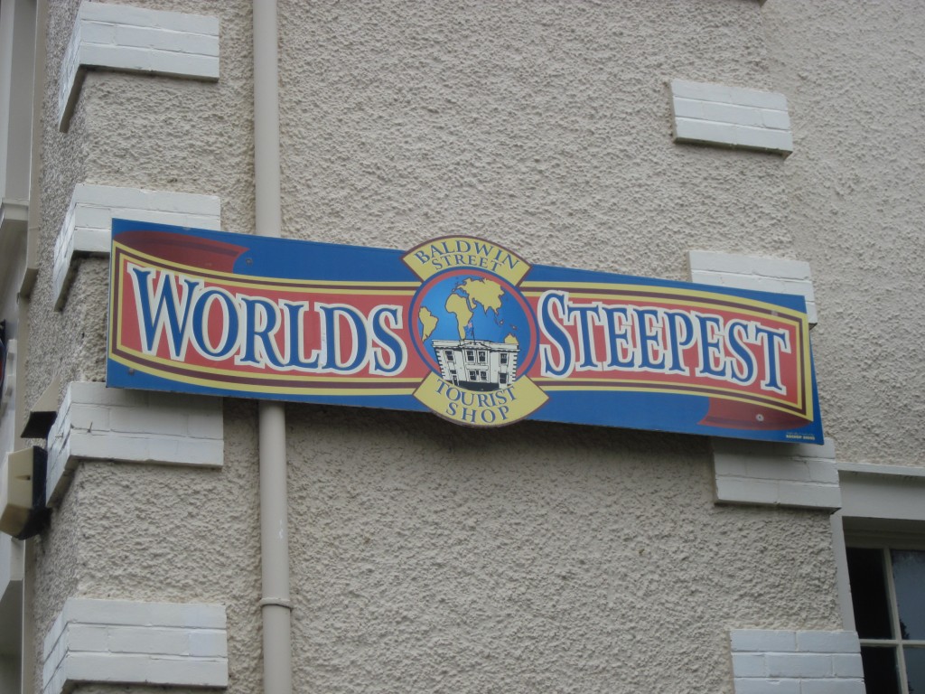 World's steepest street: Baldwin Street, Dunedin