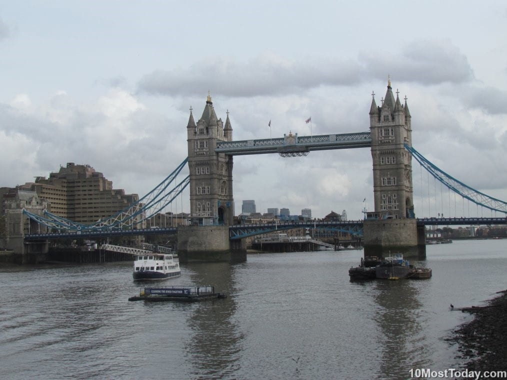 10 Most Famous Monuments In Europe: London Tower Bridge