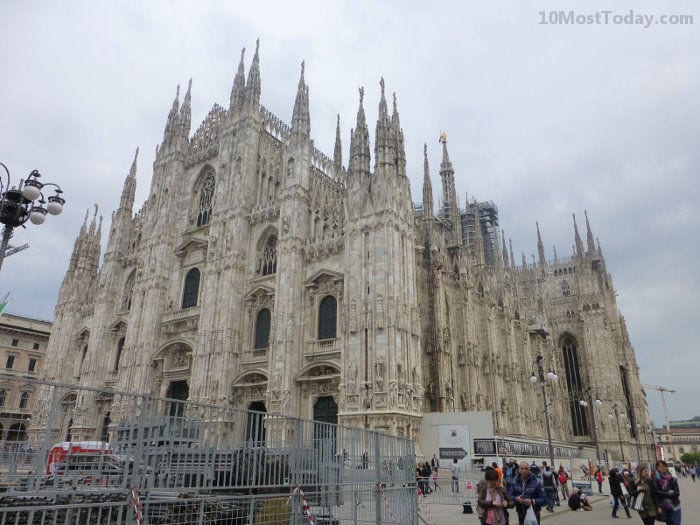 Most Amazing Medieval Cathedrals In Europe: Milan Cathedral