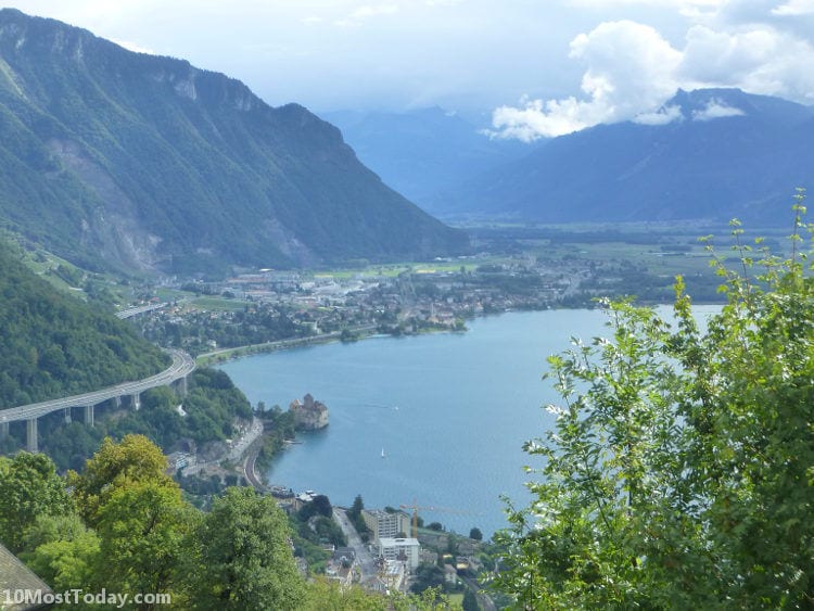 Lake Geneva seen from Glion