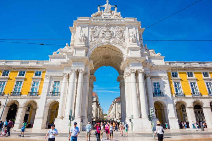 Most Famous Man-Made Arches - Rua Augusta