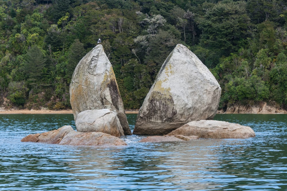 Rarest Rocks - Split Apple Rock in New Zealand